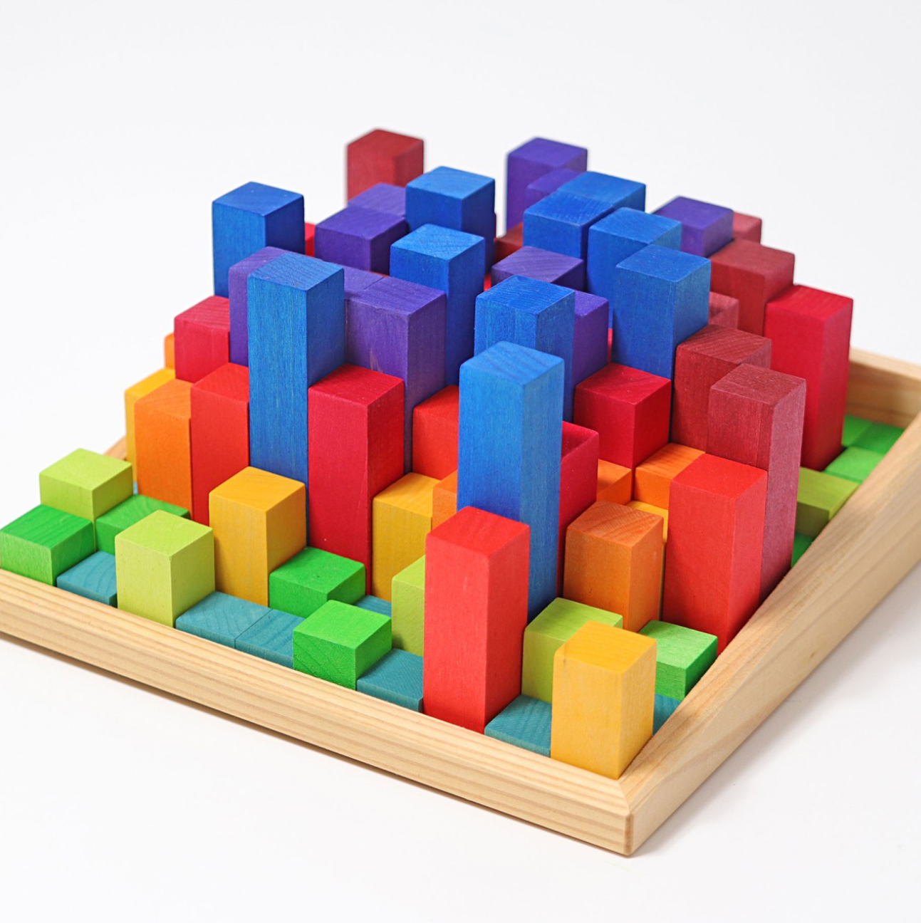 Grimm's Small Stepped Counting Block Set (2cm thick)
