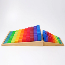 Grimm's Small Stepped Counting Block Set (2cm thick)