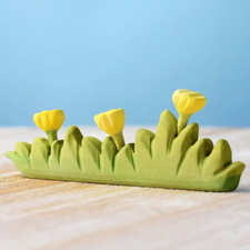 Wooden Grass with Yellow Flowers (Large)