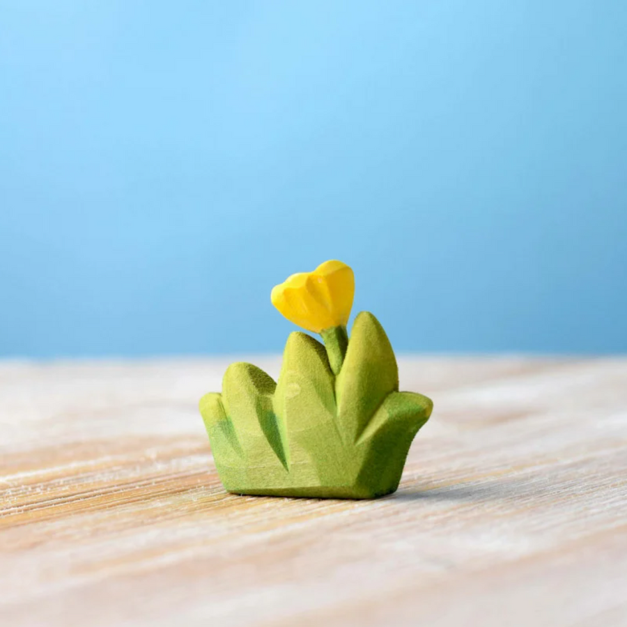 Grass with Yellow Flower (Small) | Wooden Toy