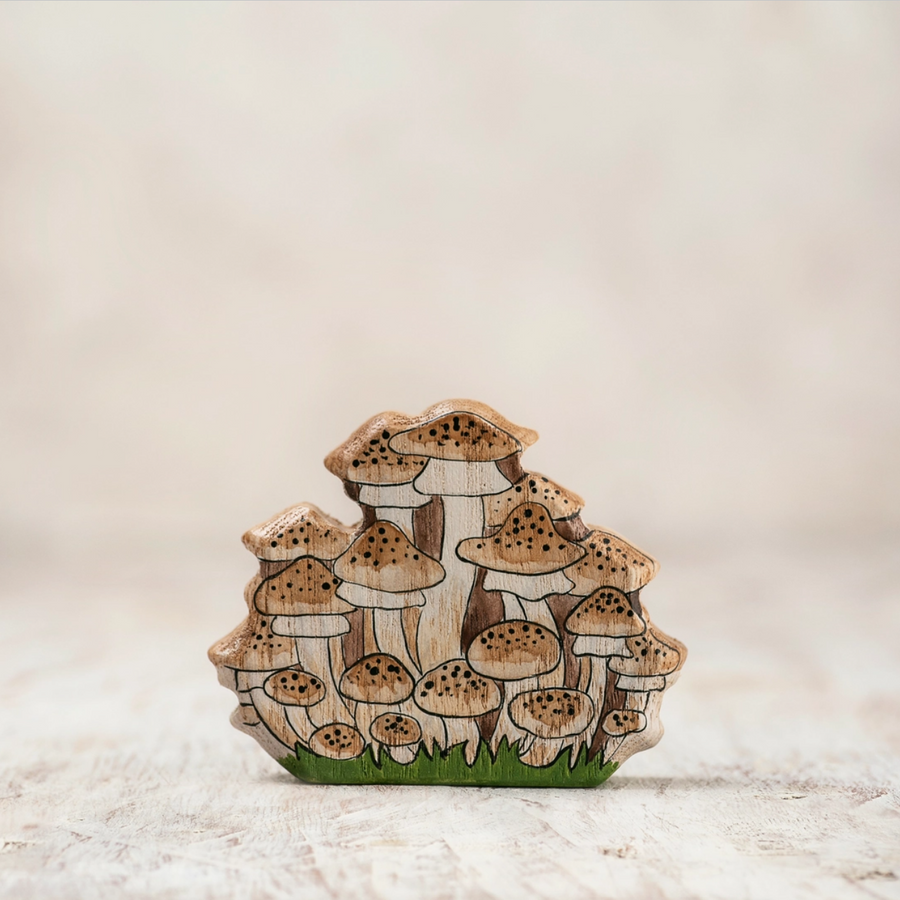 Honey Fungus Mushrooms | Wooden Toy Figurine