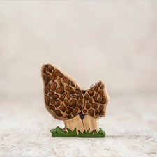 Morel Mushrooms | Wooden Toy Figurine