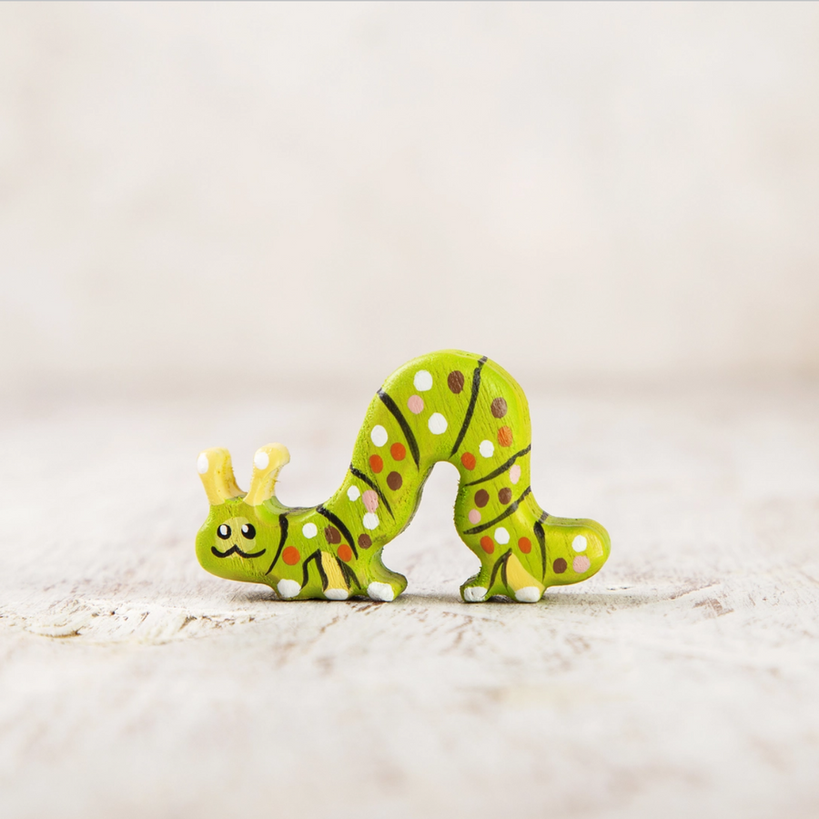 Miniature Caterpillar | Wooden Toy Insect