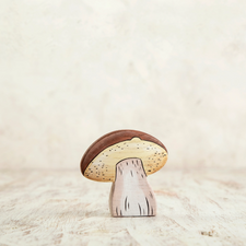 Brown Cap Mushroom | Wooden Toy Figurine