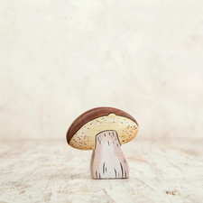 Wooden Caterpillar Brown Cap Mushroom