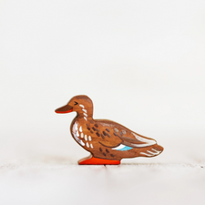 Brown Duck | Wooden Toy Figurine