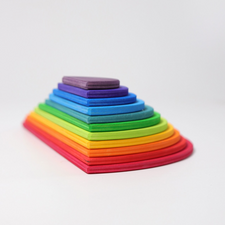 Grimm's Large Rainbow Semi-Circles (11 Pcs)