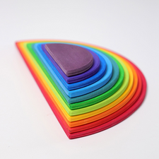 Grimm's Large Rainbow Semi-Circles (11 Pcs)