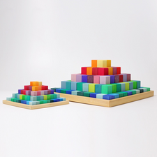 Grimm's Small Stepped Pyramid Building Set