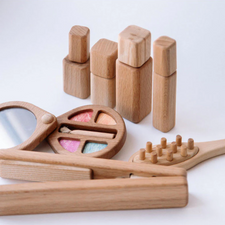 Handmade Wooden Beauty Set | Kids Makeup Set