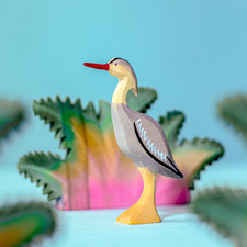 Wooden Grey Heron