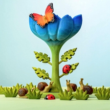 Wooden Butterfly