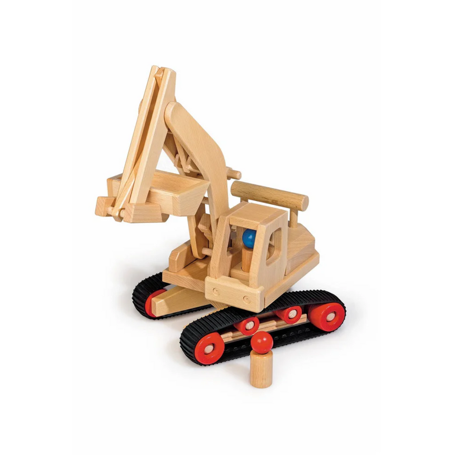 PRE-ORDER Fagus Excavator | Wooden Toy Vehicle
