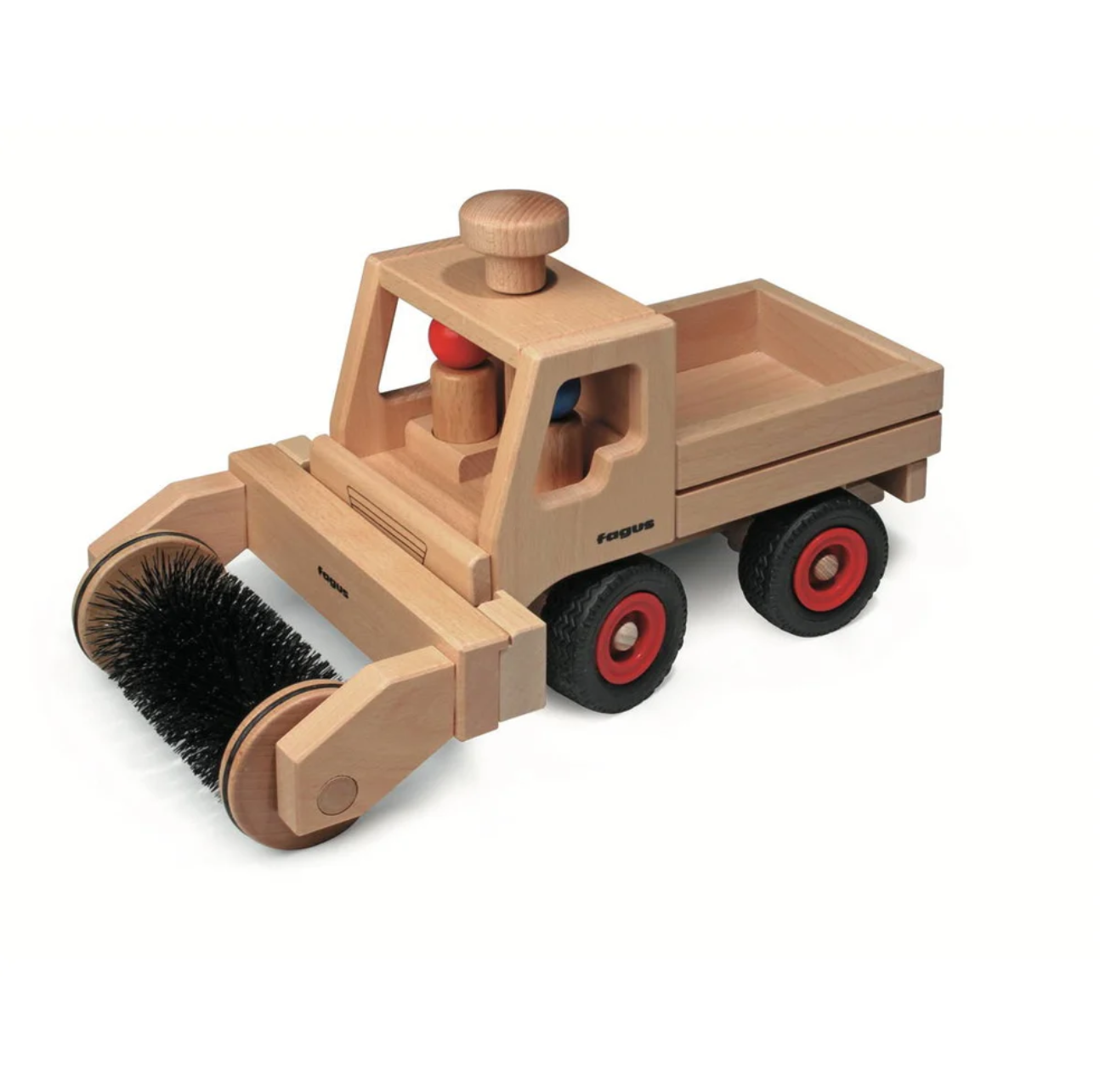 Fagus Road Sweeper Extension | Wooden Toy Vehicle Accessory