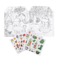 Moulin Roty Le Jardinier Sticker and Colouring Book