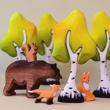 Small Wooden Birch Tree