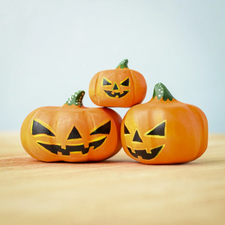 Jack O'Lantern Halloween Pumpkin Set (3 pcs)