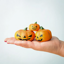 Jack O'Lantern Halloween Pumpkin Set (3 pcs)