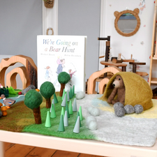 Felt Bear Hunt Playmat Playscape (Large)