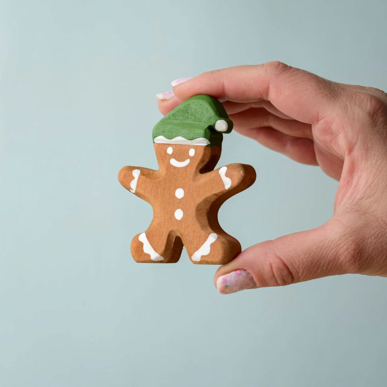 Gingerbread Cookie (Boy) | Wooden Christmas Toy