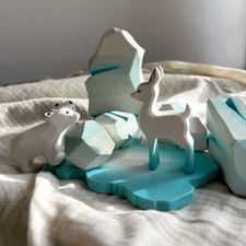 White Blue Fawn