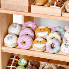 Felt Bunny Donut | Easter Play Food