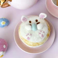 Felt Bunny Donut | Easter Play Food