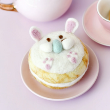 Felt Bunny Donut | Easter Play Food