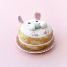 Felt Bunny Donut | Easter Play Food