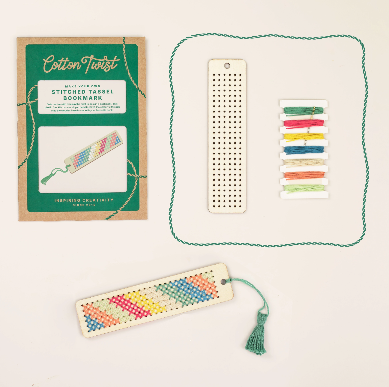 Make Your Own Stitched Tassel Bookmark | DIY Craft Kit
