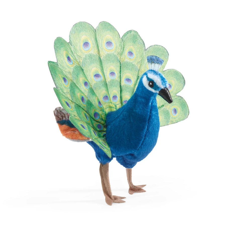 Mini Peacock Finger Puppet