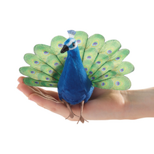 Mini Peacock Finger Puppet