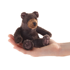 Mini Brown Bear Finger Puppet