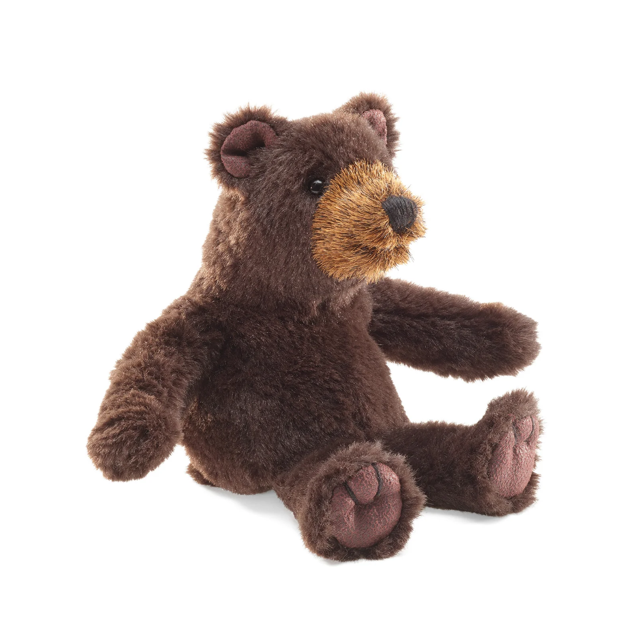 Mini Brown Bear Finger Puppet