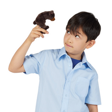 Mini Brown Bear Finger Puppet