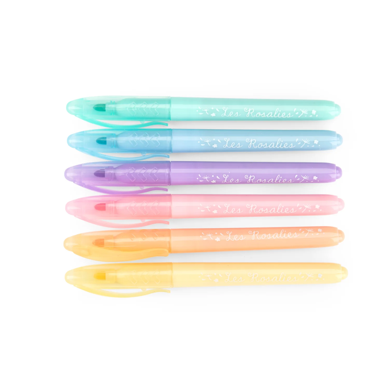 Les Rosalies - 6 Pastel Felt Pens
