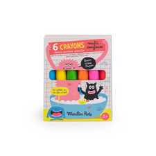 Schmouks - 6 Multi-Surface Crayons