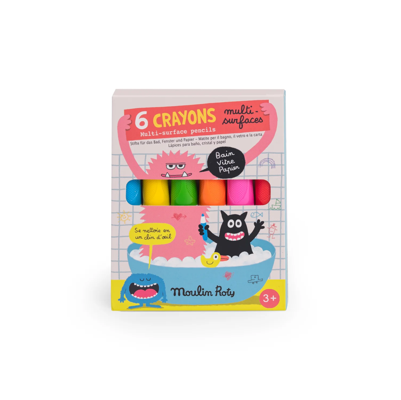 Schmouks - 6 Multi-Surface Crayons