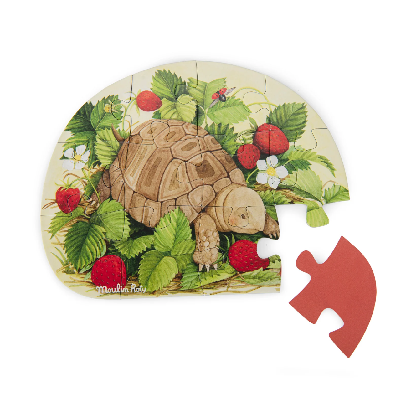 Le Jardinier - Garden Animals Mini Puzzles (4 Puzzles x 12pcs)