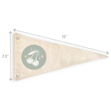 Happy Place Canvas Pennant Flag