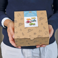 Grimm's Wooden Slimline Cars (5pcs)