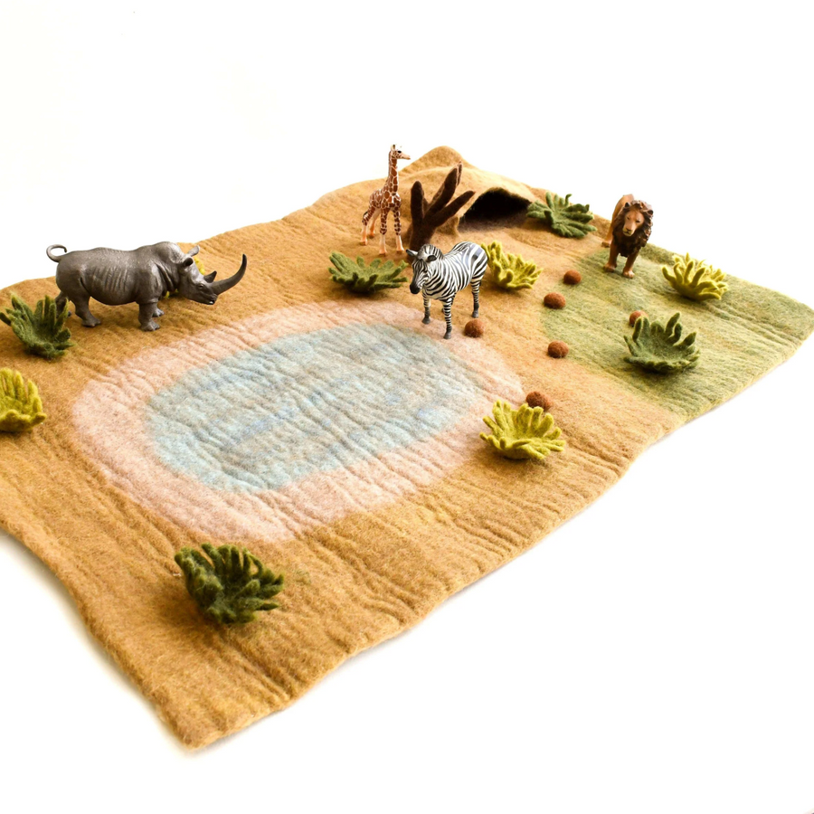 Felt Safari Playmat Playscape (Large)