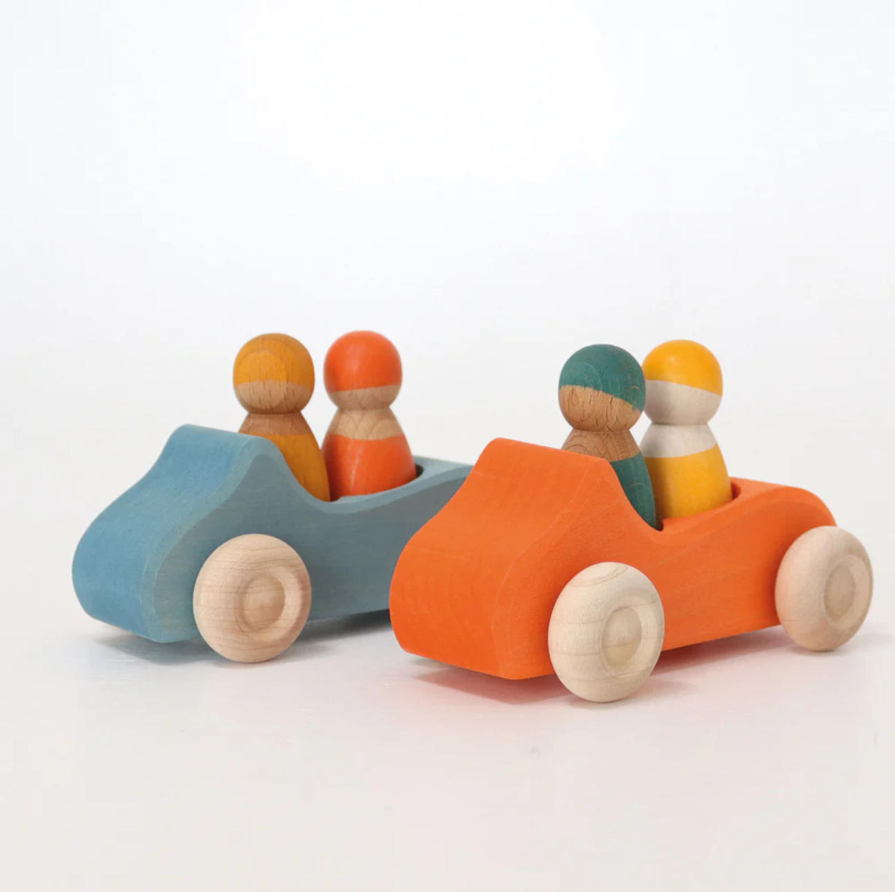 Grimm's Large Convertible Car with Two Rainbow Friends (Blue)