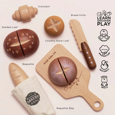 Wooden Toy Artisan Bread Set