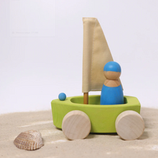 Grimm's Little Land Yachts with Sailors (8pcs)