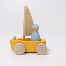 Grimm's Little Land Yachts with Sailors (8pcs)