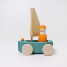 Grimm's Little Land Yachts with Sailors (8pcs)