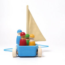 Grimm's Large Land Yacht with 4 Sailors