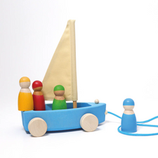 Grimm's Large Land Yacht with 4 Sailors