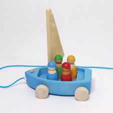 Grimm's Large Land Yacht with 4 Sailors